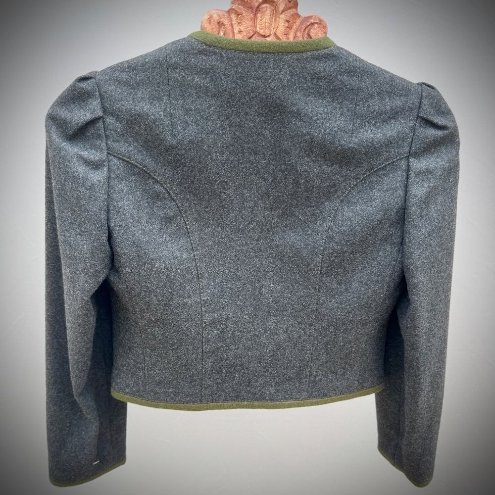 Gray Crop Jacket - Picture 3 of 3